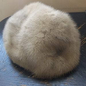 Beautiful vintage genuine fur winter hat
